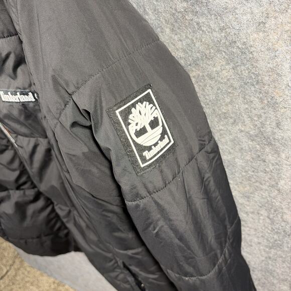 Boys Timberland/Puffer Coat/Black ~ Size - Large 14/16 - Picture 4 of 10